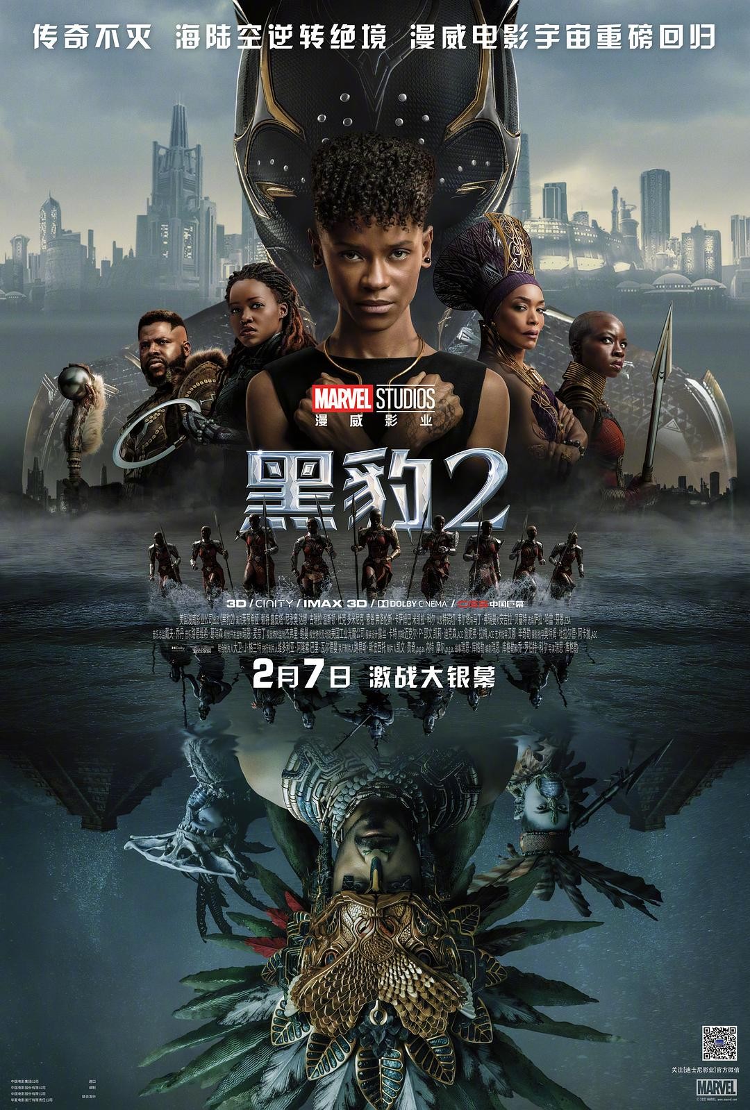 2022动作科幻《黑豹2》1080p.BD中英双字4K|1080P高清