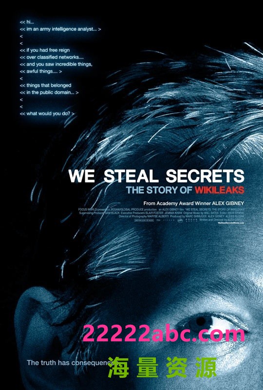  《我们窃取秘密：维基解密的故事》4k|1080p高清